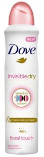 Dove -48 hr Antiperspirant- Invisible dry -floral touch - Australia 250ml  sku5500