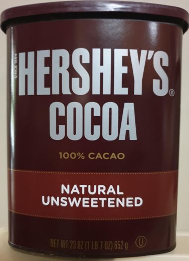 Hershey’s Cocoa Powder 652g Tub Natural Unsweetened COCOA US Make for Australia  sku 8013