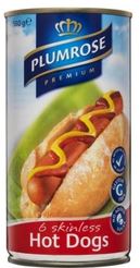 Plumrose -  Skinless Hot Dog  560g  sku7417