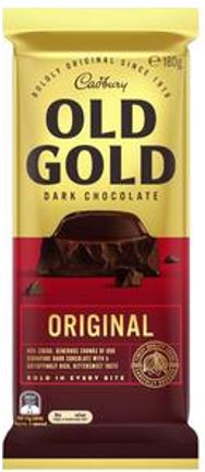 Cadbury- Old Gold (Dark Chocolate Block) - Original dark , Roasted Almonds & 70% Cocoa 180g (pack 3)   sku8010