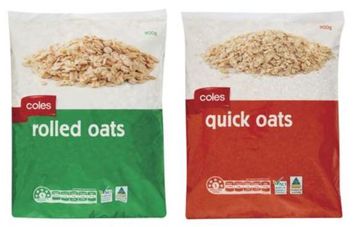 Oats -  Australian quick oats/rolled oats  (pack of 2) 900g each  sku 8004