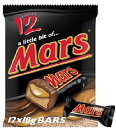 Mars / MilkyWay /  Snickers -  Chocolate Medium Party Share Bag 12/18/12 Piece (pack of 3)  sku8000