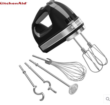 KitchenAid -(Artisan) 9 Speed Hand Mixer   - 220-240v   (black, red, almond) sku po-200