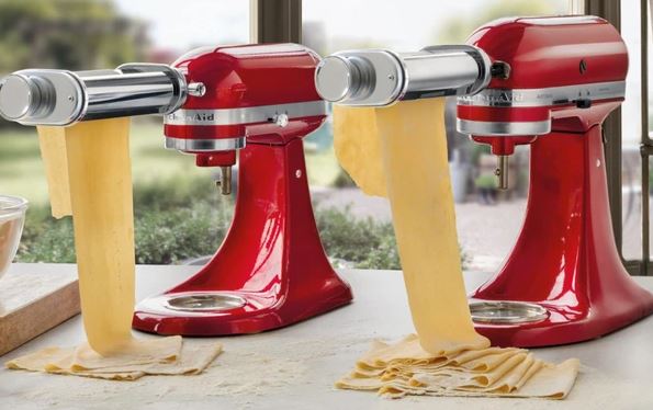 KitchenAid - Stand mixer attachment - 3-Piece Pasta Roller  (1) and Cutter (2) Attachment KSMPRA - sku po-204