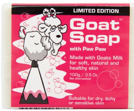 Goat Soap With Paw Paw 100g   sku3115