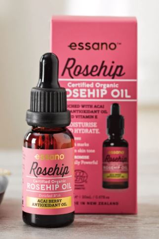 Essano -  Rosehip Certified Organic Rosehip & Acai Berry Antioxidant Oil -20ml  pc1100